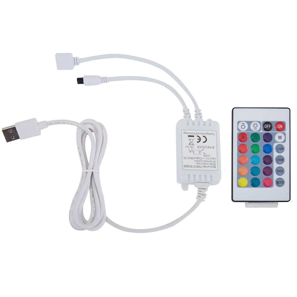 Bett mit Bettkasten Hydraulisch LED Hellgrau Stoff 160x200 cm - Premium Betten & Bettgestelle - Just €441.37! Shop now at homesales4u