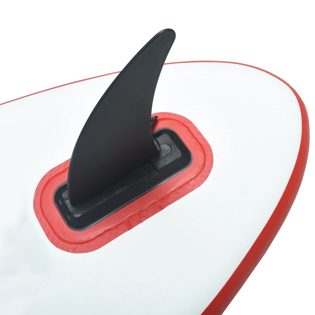 Aufblasbares SUP-Board mit Segel Set Rot und Weiß - Premium Paddelboards - Just €766.11! Shop now at homesales4u
