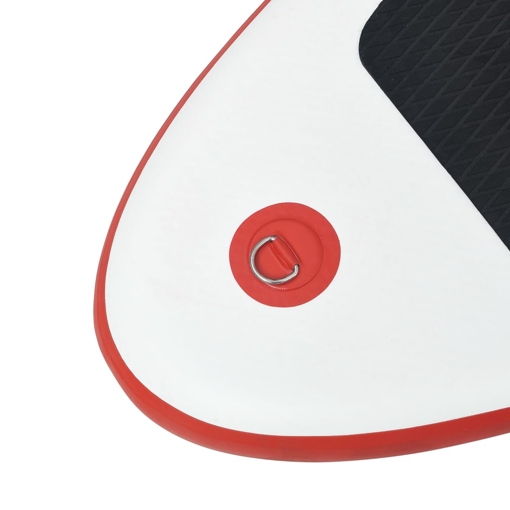 Aufblasbares SUP-Board mit Segel Set Rot und Weiß - Premium Paddelboards - Just €766.11! Shop now at homesales4u