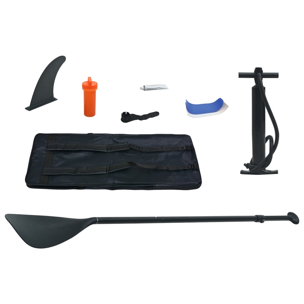 Aufblasbares SUP-Board mit Segel Set Blau und Weiß - Premium Paddelboards - Just €792.99! Shop now at homesales4u
