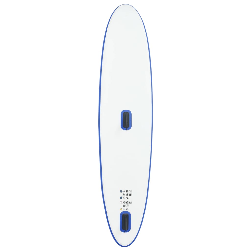 Aufblasbares SUP-Board mit Segel Set Blau und Weiß - Premium Paddelboards - Just €792.99! Shop now at homesales4u