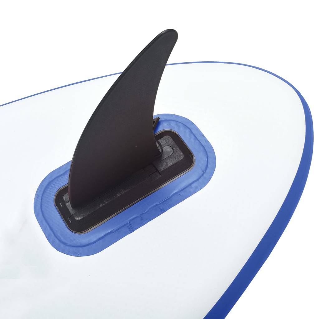 Aufblasbares SUP-Board mit Segel Set Blau und Weiß - Premium Paddelboards - Just €792.99! Shop now at homesales4u