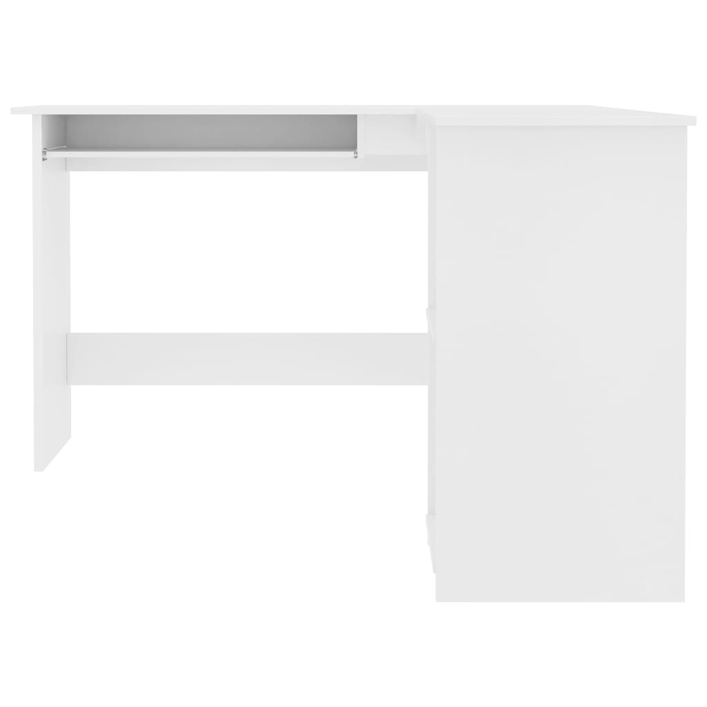 Eckschreibtisch in L-Form Weiß 120x140x75 cm Holzwerkstoff - Premium Schreibtische - Just €168.71! Shop now at homesales4u