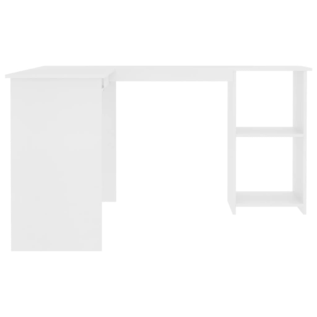 Eckschreibtisch in L-Form Weiß 120x140x75 cm Holzwerkstoff - Premium Schreibtische - Just €168.71! Shop now at homesales4u