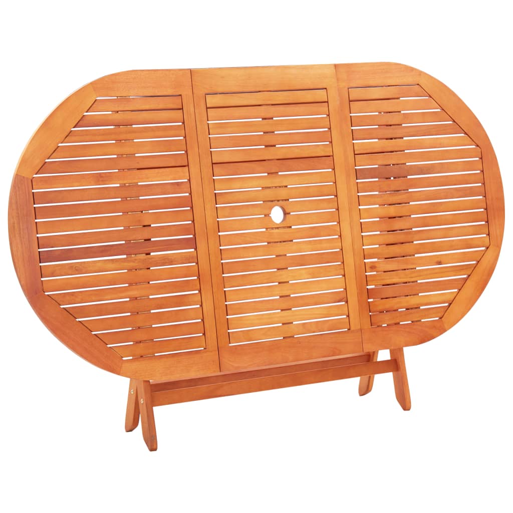 7-tlg. Garten-Essgruppe Eukalyptus Massivholz und Textilene - Premium Gartenmöbel-Sets - Just €706.07! Shop now at homesales4u