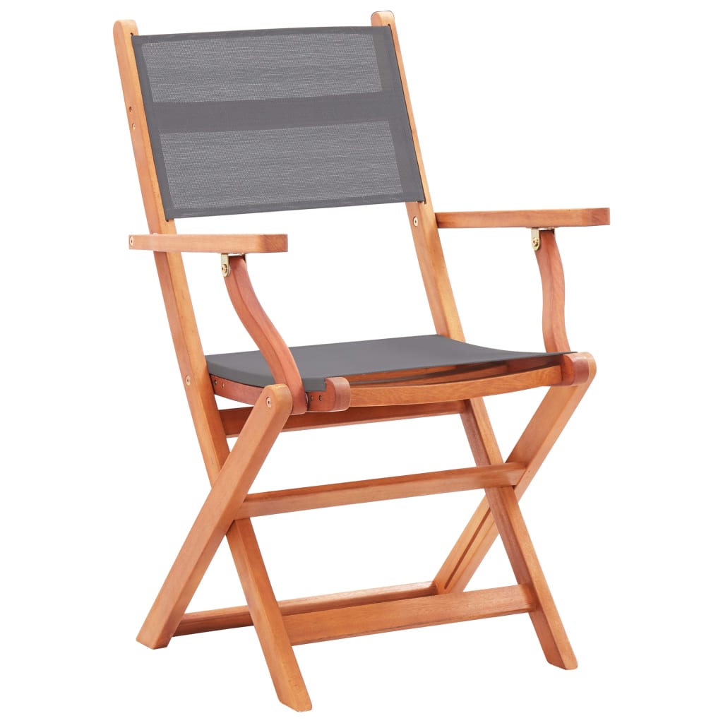 7-tlg. Garten-Essgruppe Eukalyptus Massivholz und Textilene - Premium Gartenmöbel-Sets - Just €706.07! Shop now at homesales4u