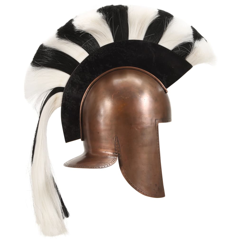 Griechischer Krieger-Helm Antik Replik für LARP Kupfern Stahl - Premium Sammlerwaffen - Just €94.90! Shop now at homesales4u