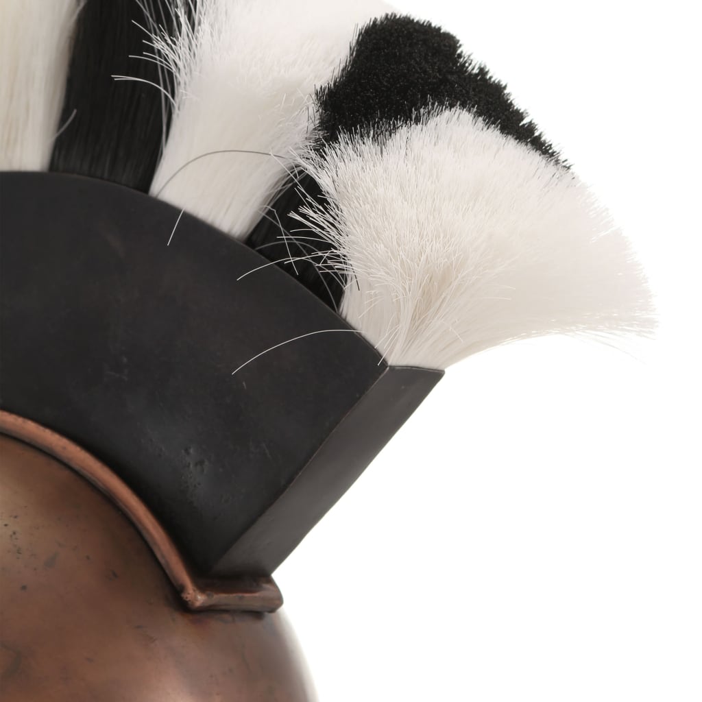 Griechischer Krieger-Helm Antik Replik für LARP Kupfern Stahl - Premium Sammlerwaffen - Just €94.90! Shop now at homesales4u