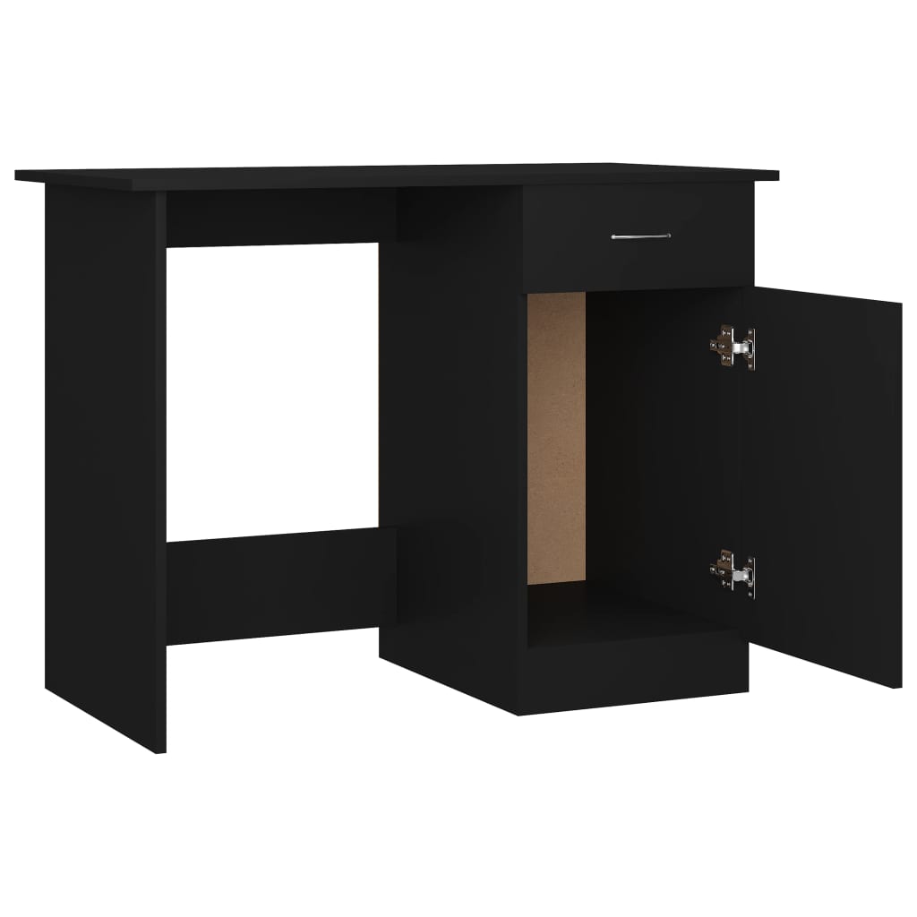 Schreibtisch Schwarz 100x50x76 cm Holzwerkstoff - Premium Schreibtische - Just €104.21! Shop now at homesales4u