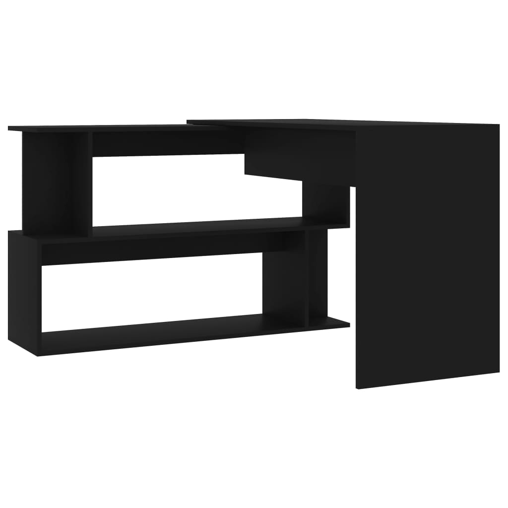Eckschreibtisch Schwarz 200x50x76 cm Holzwerkstoff - Premium Schreibtische - Just €121.68! Shop now at homesales4u
