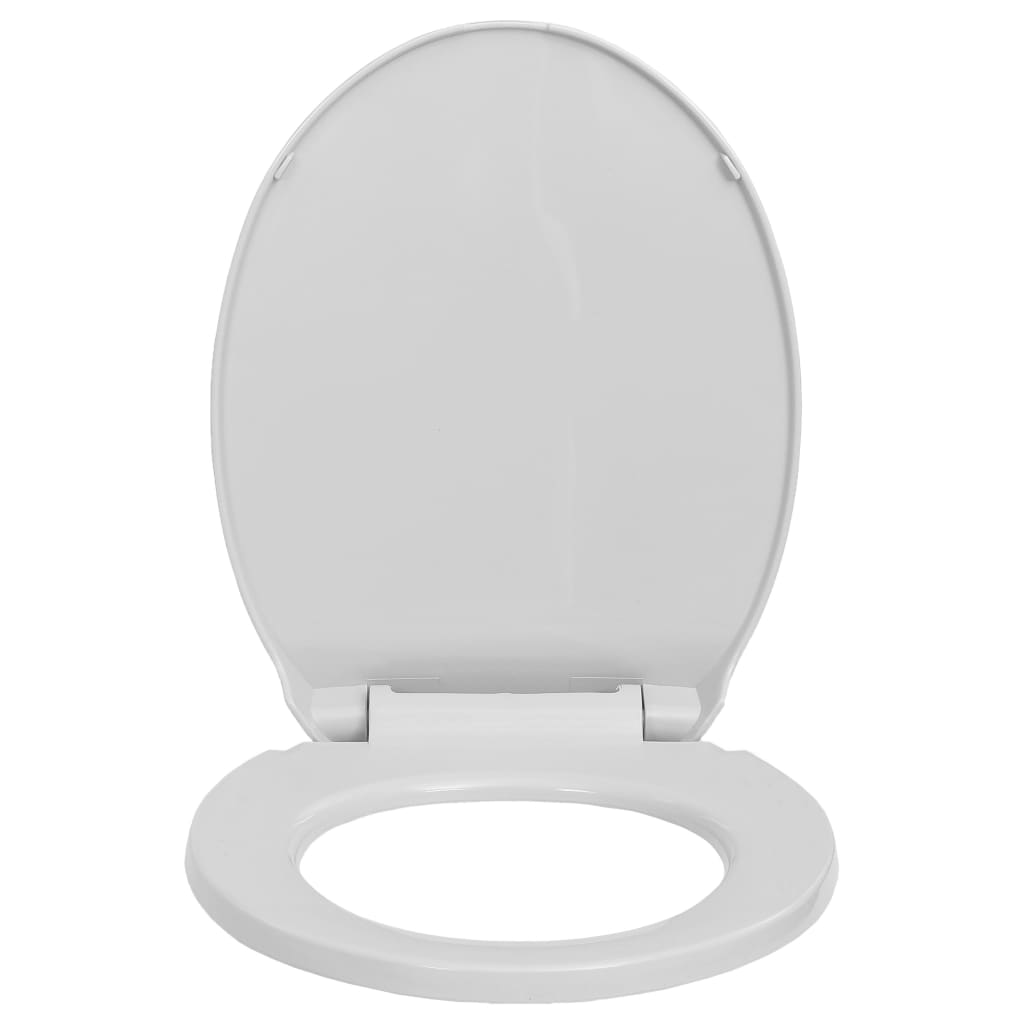 Toilettensitz mit Absenkautomatik Quick-Release Hellgrau Oval - Premium Toilettensitze - Just €37.01! Shop now at homesales4u