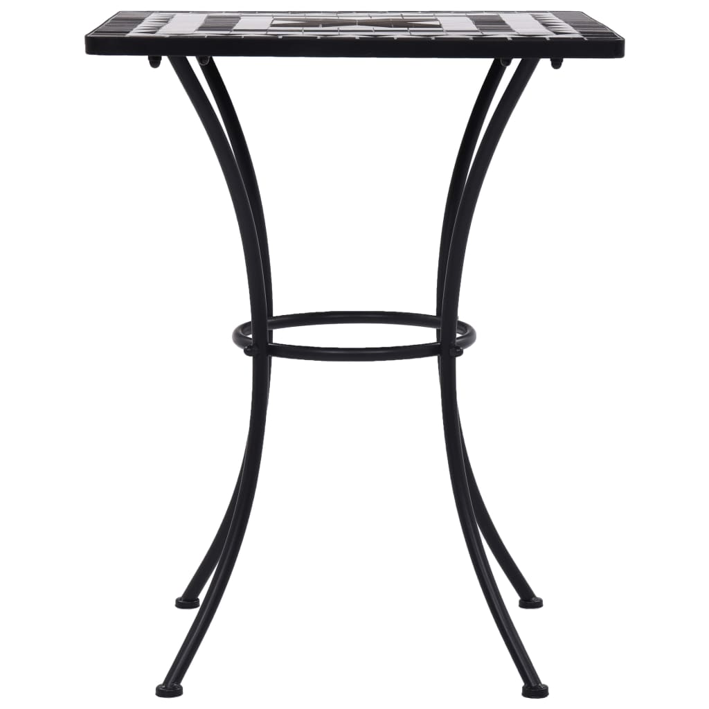 3-tlg. Bistro-Set Mosaik Keramik Schwarz und Weiß - Premium Gartenmöbel-Sets - Just €308.27! Shop now at homesales4u