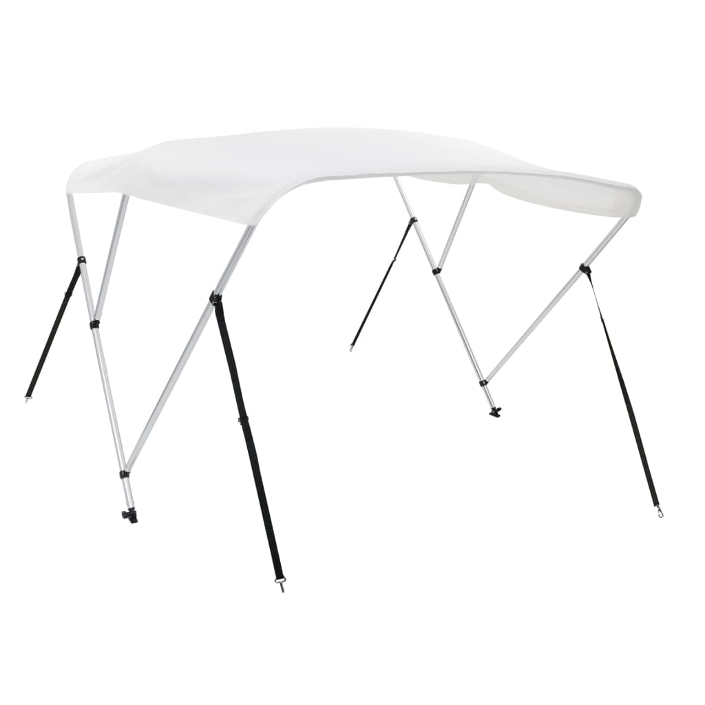 3-Bow Bimini Top Weiß 183x160x137 cm - Premium Bootspersenninge & Bootsplanen - Just €173.38! Shop now at homesales4u