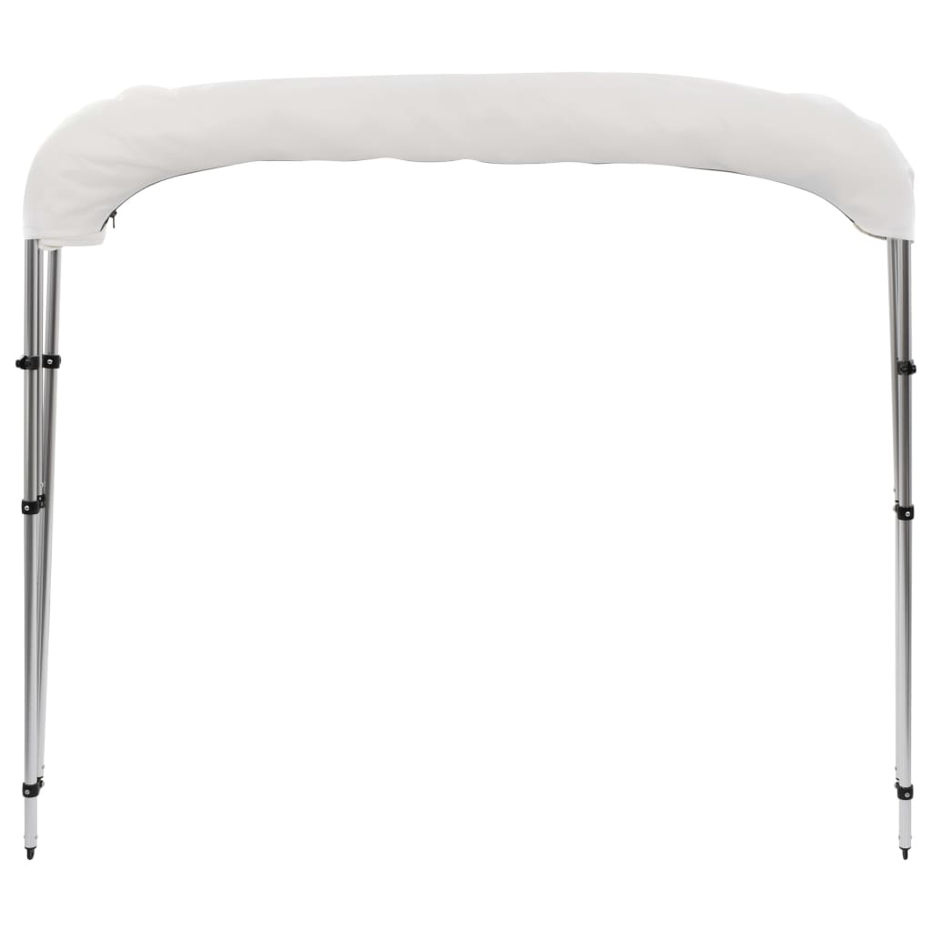 3-Bow Bimini Top Weiß 183x160x137 cm - Premium Bootspersenninge & Bootsplanen - Just €173.38! Shop now at homesales4u