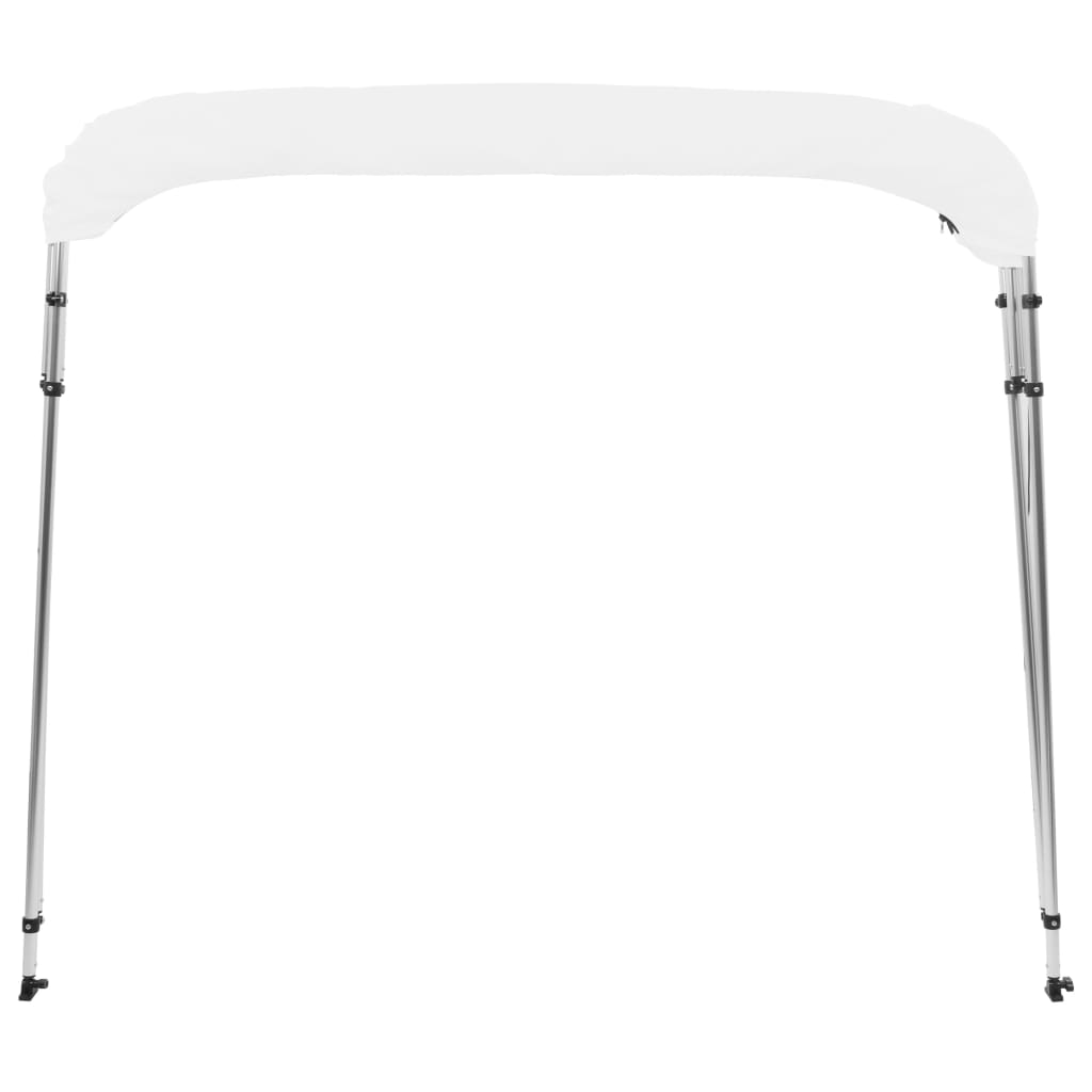 4-Bow Bimini Top Weiß 243x180x137 cm - Premium Bootspersenninge & Bootsplanen - Just €237.65! Shop now at homesales4u