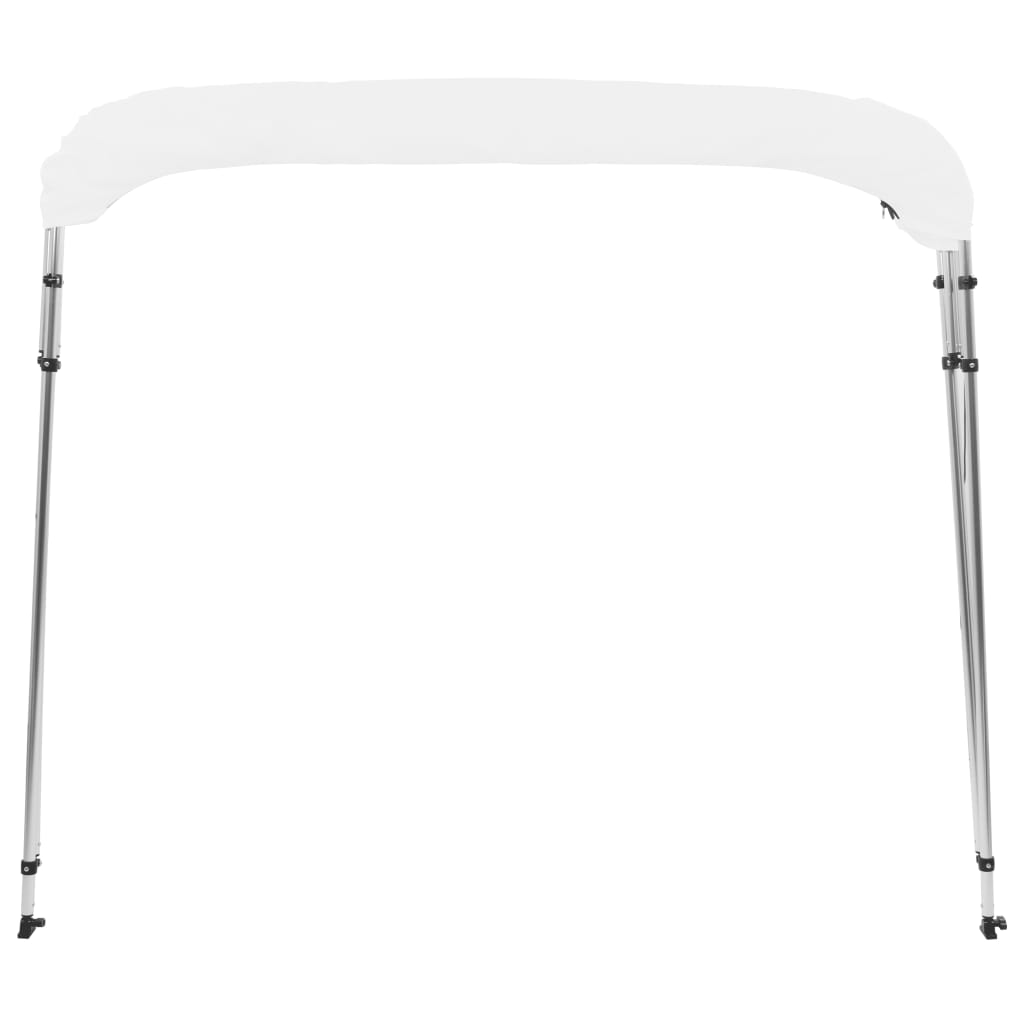 4-Bow Bimini Top Weiß 243x196x137 cm - Premium Bootspersenninge & Bootsplanen - Just €228.56! Shop now at homesales4u