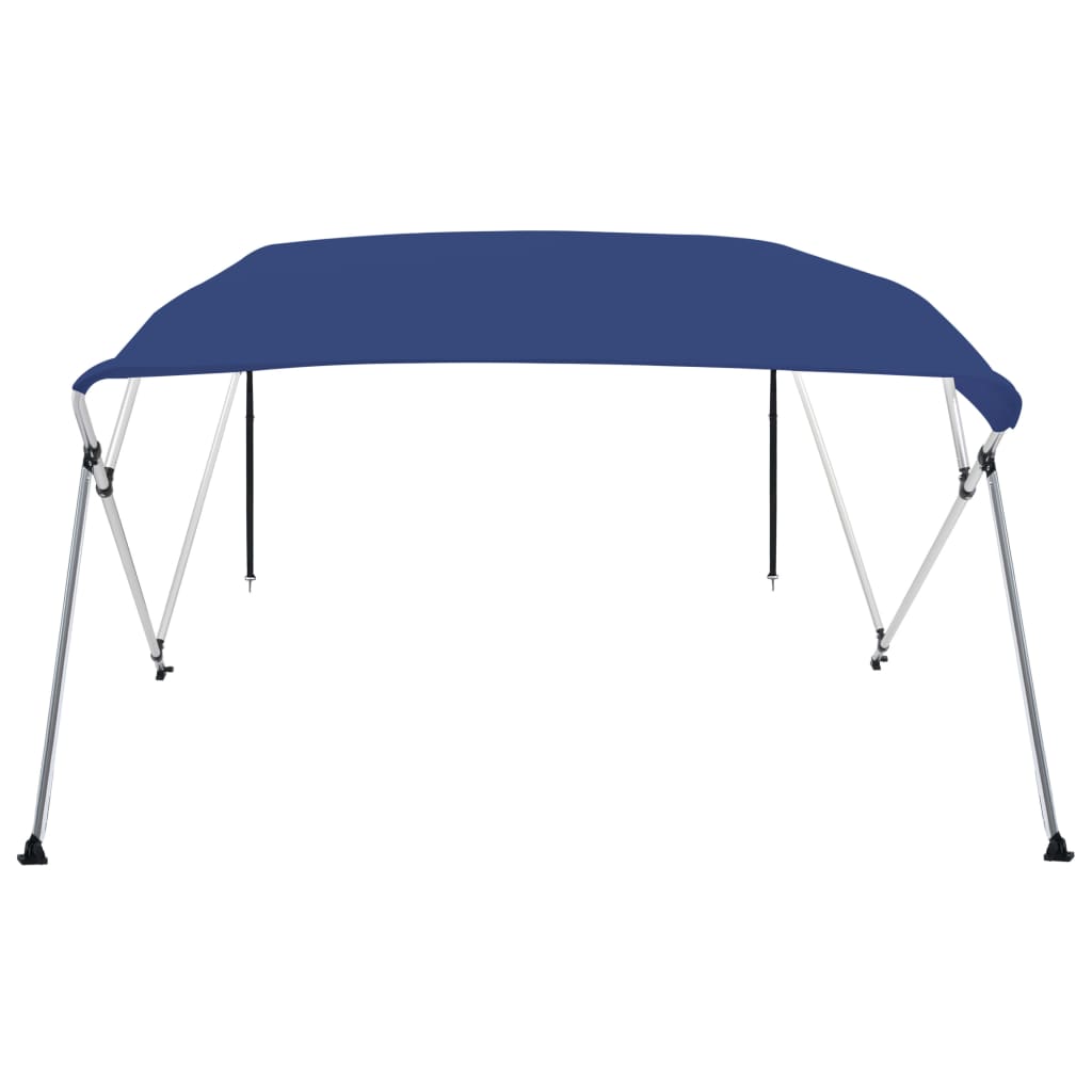 4-Bow Bimini Top Blau 243x180x137 cm - Premium Bootspersenninge & Bootsplanen - Just €253.35! Shop now at homesales4u