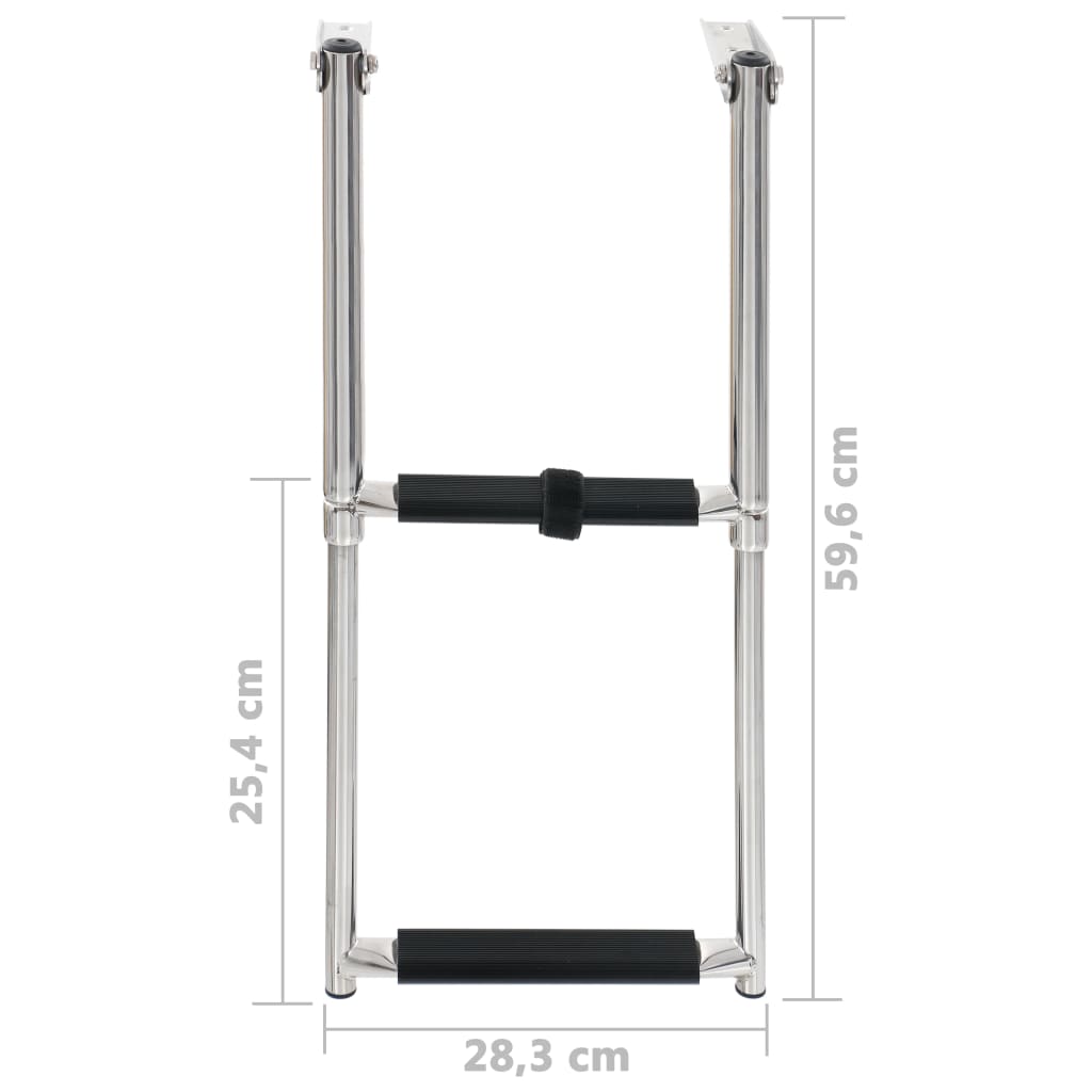 Einstiegsleiter 2 Stufen Edelstahl - Premium Bootsleitern - Just €54.10! Shop now at homesales4u