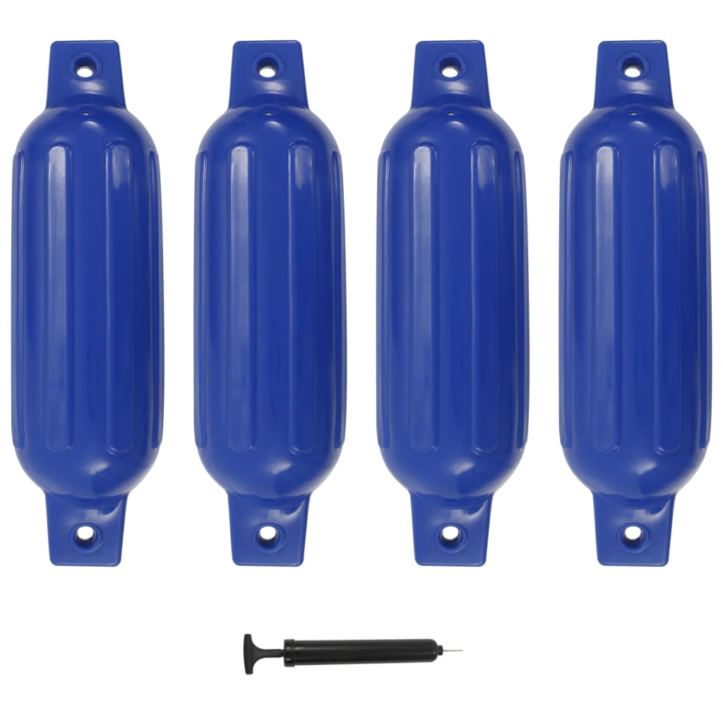 Bootsfender 4 Stk. Blau 41 x 11,5 cm PVC - Premium Anleger & Anker - Just €61.89! Shop now at homesales4u