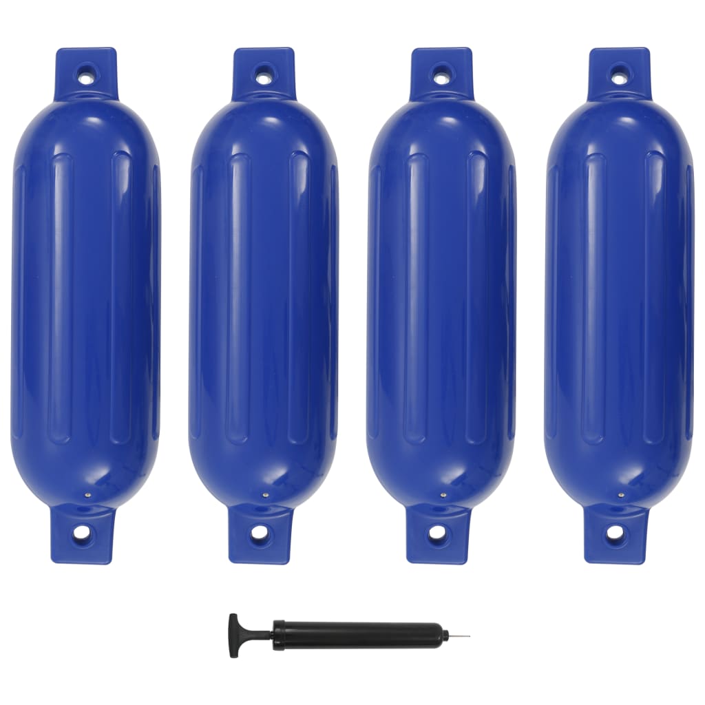 Bootsfender 4 Stk. Blau 51 x 14 cm PVC - Premium Anleger & Anker - Just €78.19! Shop now at homesales4u