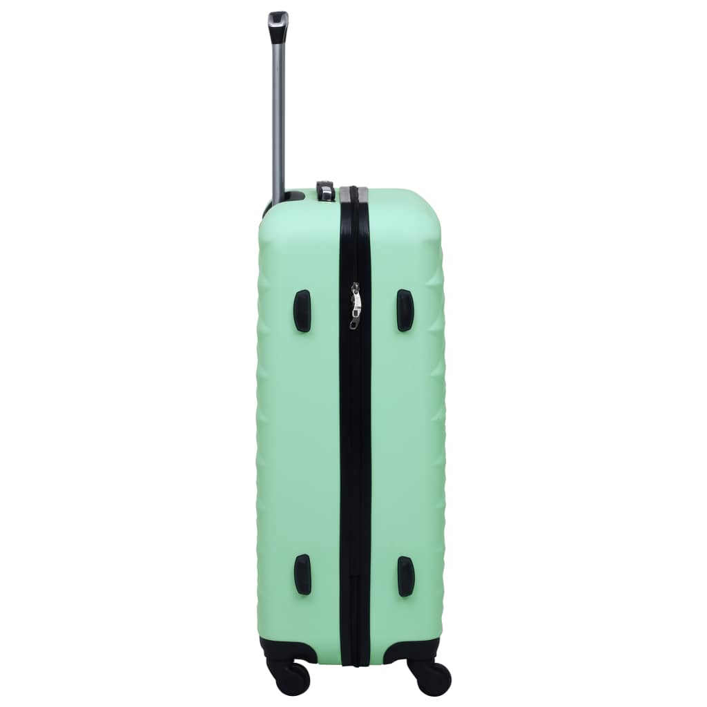Hartschalen-Trolley-Set 3 Stk. Minzgrün ABS - Premium Reisekoffer - Just €164.93! Shop now at homesales4u