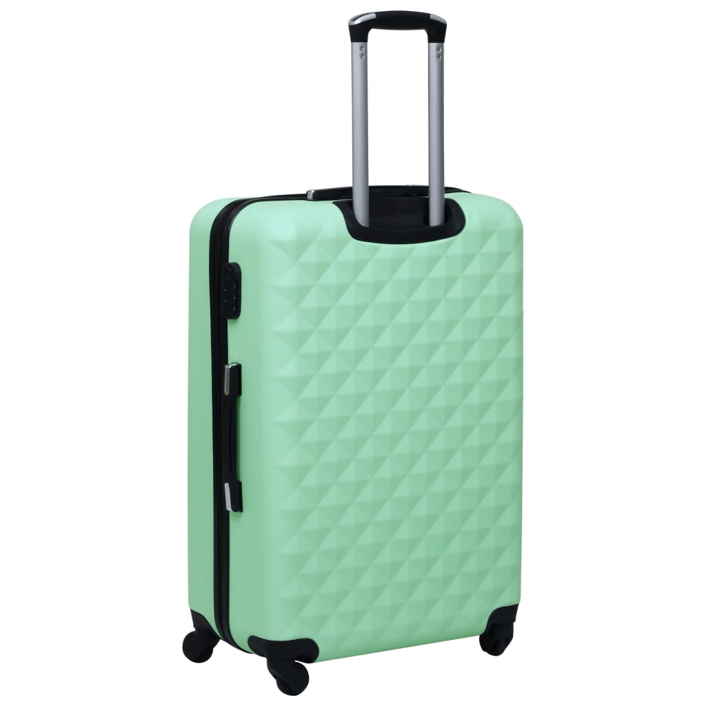 Hartschalen-Trolley-Set 3 Stk. Minzgrün ABS - Premium Reisekoffer - Just €164.93! Shop now at homesales4u