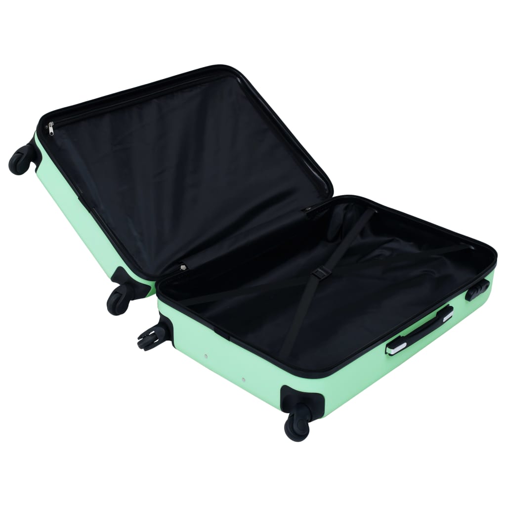 Hartschalen-Trolley-Set 3 Stk. Minzgrün ABS - Premium Reisekoffer - Just €164.93! Shop now at homesales4u