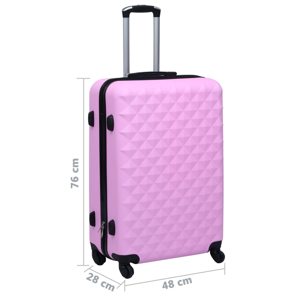 Hartschalen-Trolley Rosa ABS - Premium Reisekoffer - Just €98.88! Shop now at homesales4u