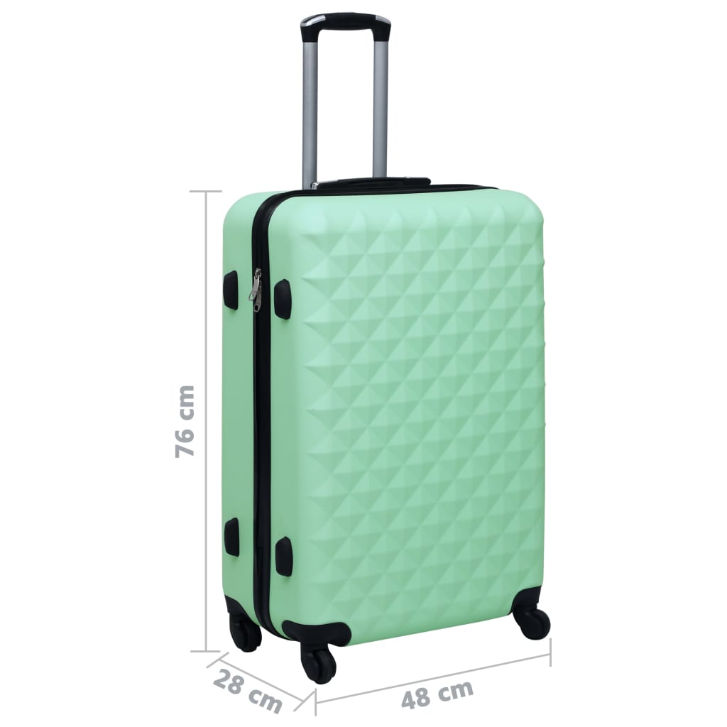 Hartschalen-Trolley Minzgrün ABS - Premium Reisekoffer - Just €98.27! Shop now at homesales4u