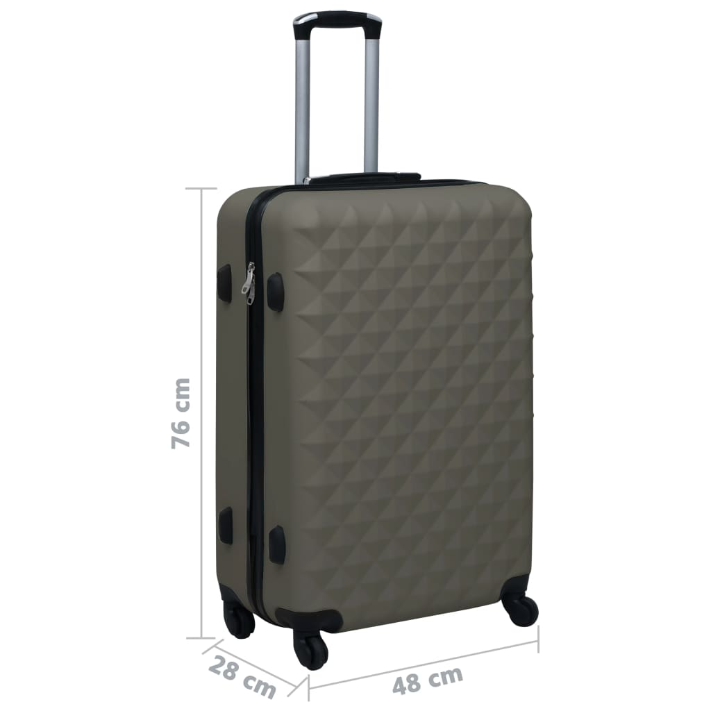Hartschalen-Trolley Anthrazit ABS - Premium Reisekoffer - Just €97.53! Shop now at homesales4u