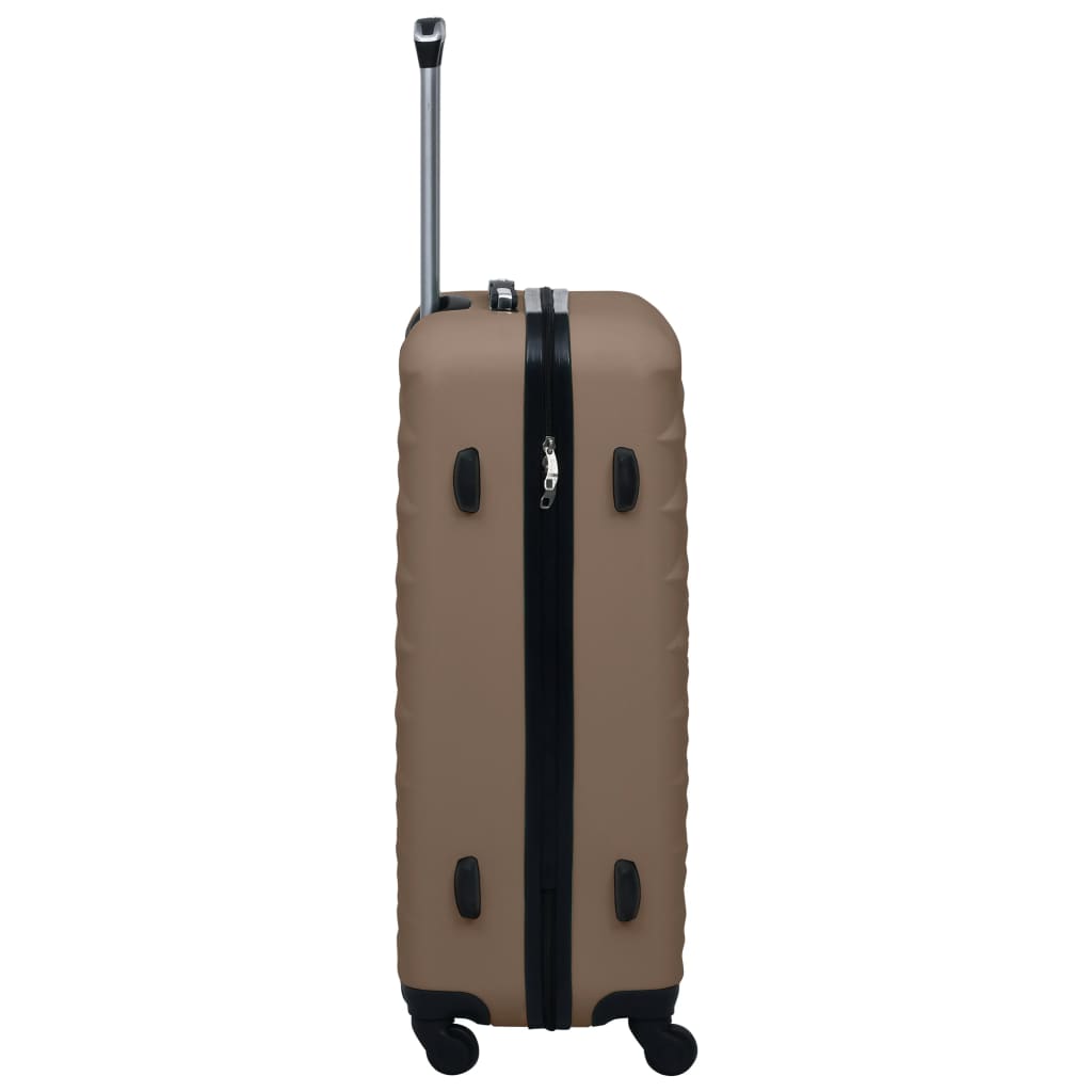 Hartschalen-Trolley Braun ABS - Premium Reisekoffer - Just €106.68! Shop now at homesales4u