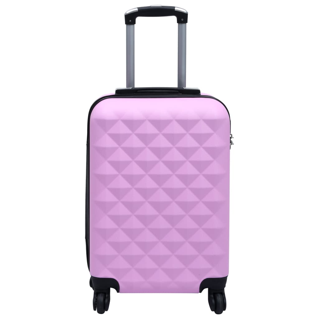 Hartschalen-Trolley-Set 2 Stk. Rosa ABS - Premium Reisekoffer - Just €133.04! Shop now at homesales4u