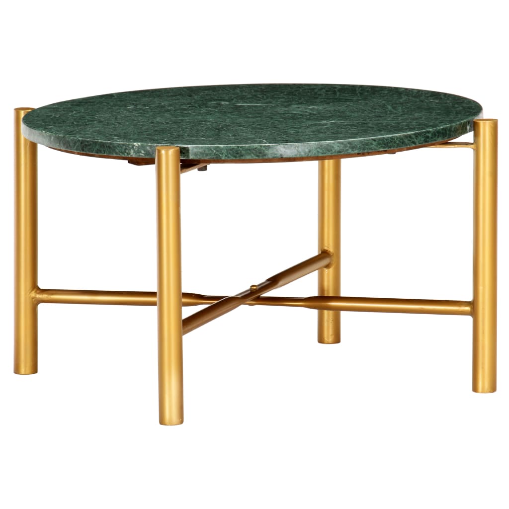 Couchtisch Grün 60×60×35 cm Echtstein in Marmoroptik - Premium Couchtische - Just €138.75! Shop now at homesales4u