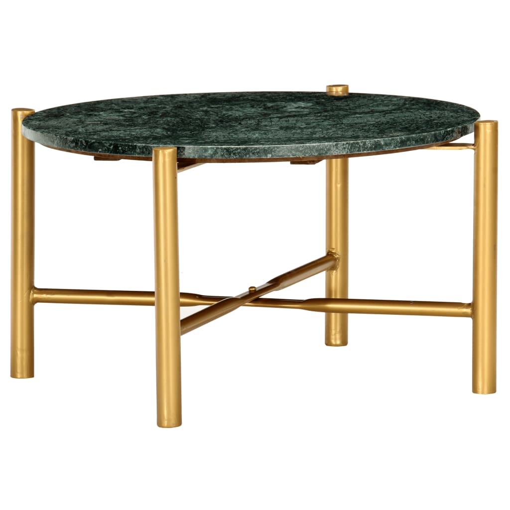 Couchtisch Grün 60×60×35 cm Echtstein in Marmoroptik - Premium Couchtische - Just €138.75! Shop now at homesales4u