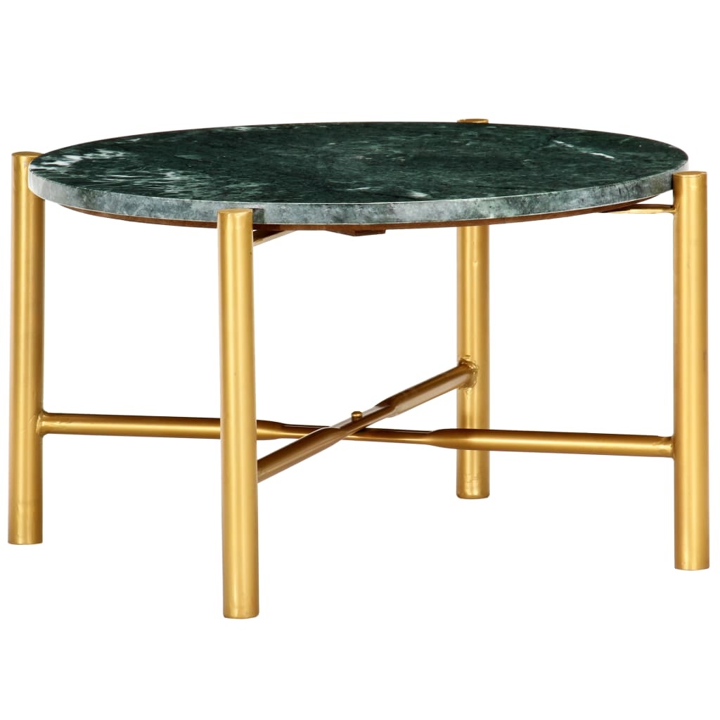 Couchtisch Grün 60×60×35 cm Echtstein in Marmoroptik - Premium Couchtische - Just €138.75! Shop now at homesales4u
