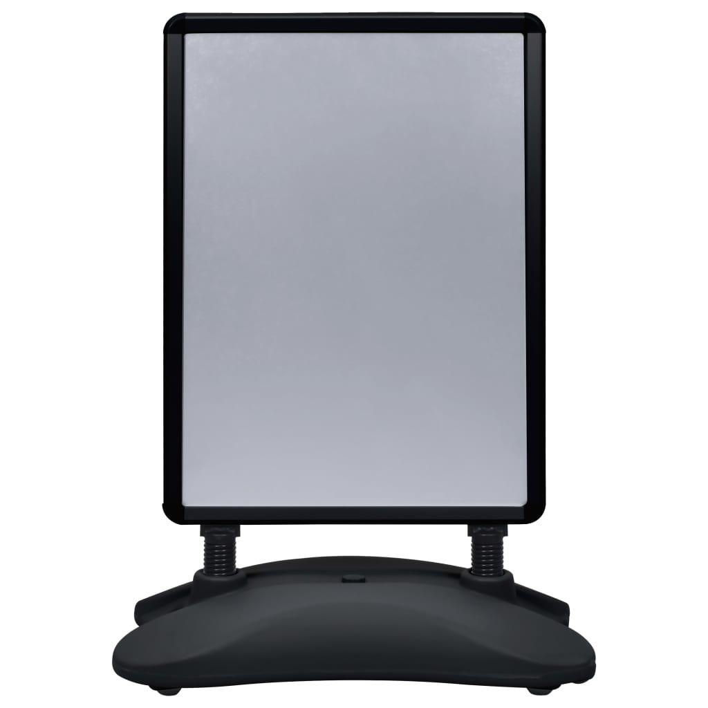 A1-Plakatständer Wasserbefüllbar Schwarz Aluminiumlegierung - Premium Vitrinen - Just €238.99! Shop now at homesales4u