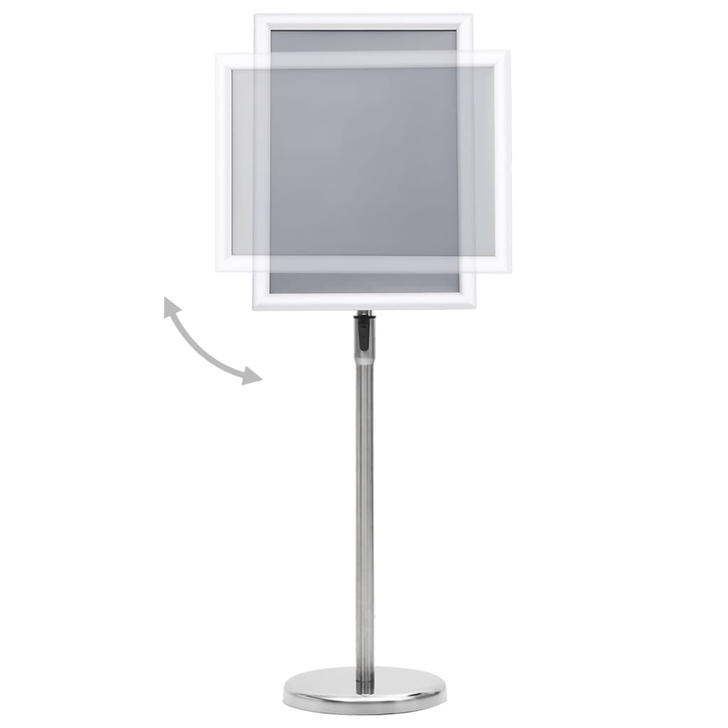 A3-Plakatständer Silbern Aluminiumlegierung - Premium Vitrinen - Just €52.24! Shop now at homesales4u