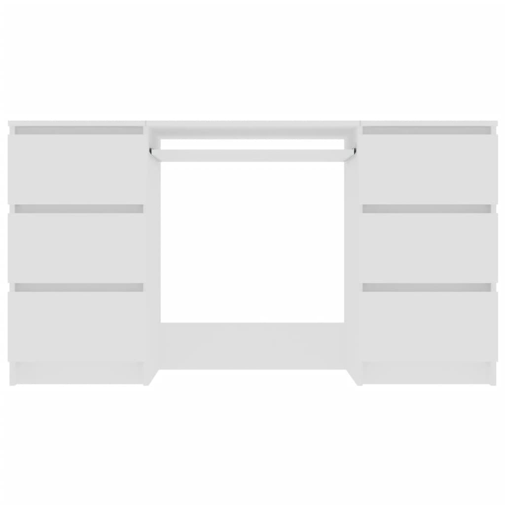 Schreibtisch Weiß 140x50x77 cm Holzwerkstoff - Premium Schreibtische - Just €227.01! Shop now at homesales4u