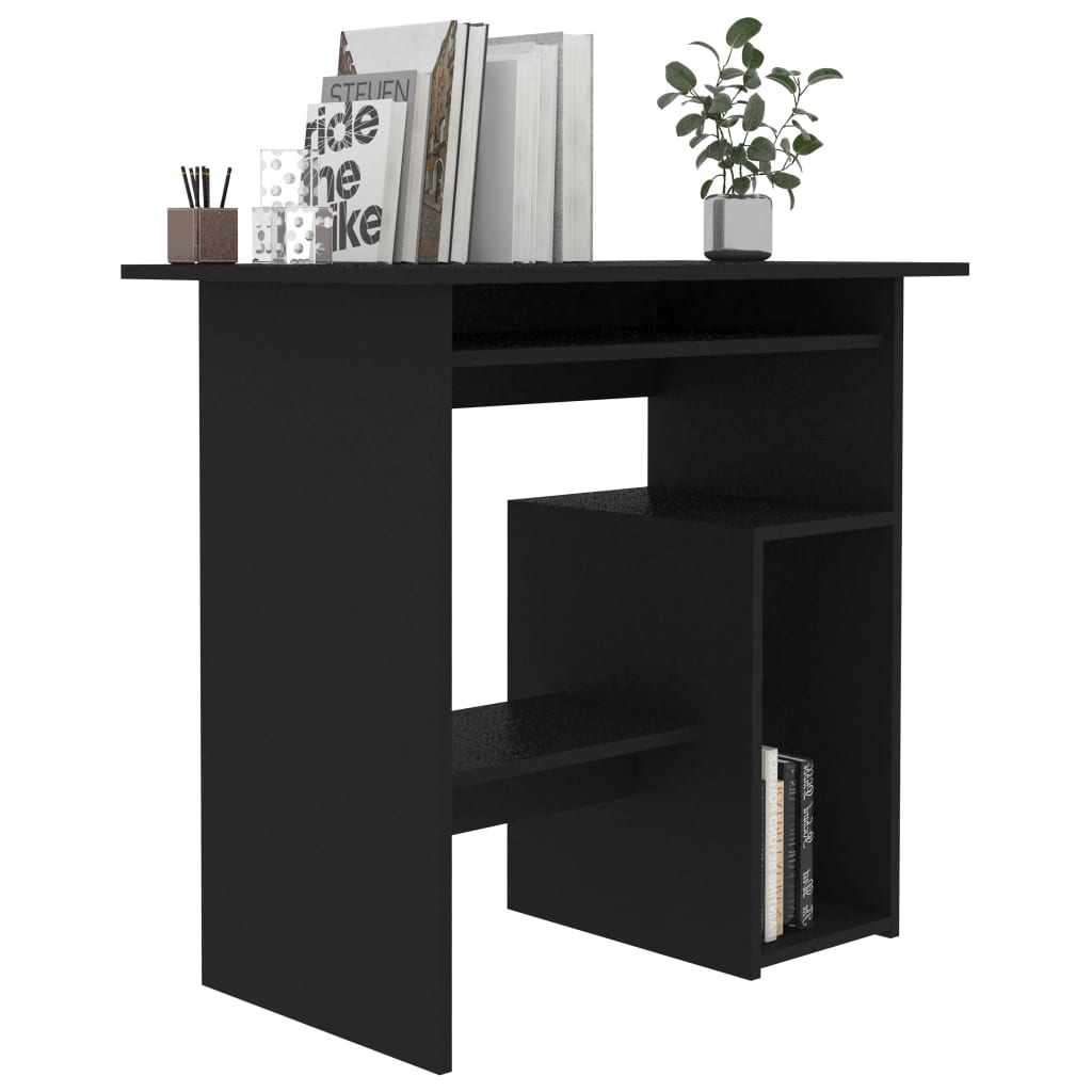 Schreibtisch Schwarz 80x45x74 cm Holzwerkstoff - Premium Schreibtische - Just €71.18! Shop now at homesales4u