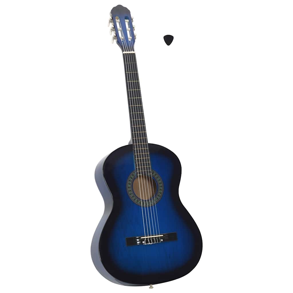 Klassikgitarre für Anfänger Blau 4/4 39" Lindenholz - Premium Gitarren - Just €80.25! Shop now at homesales4u