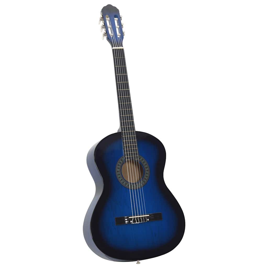 Klassikgitarre für Anfänger Blau 4/4 39" Lindenholz - Premium Gitarren - Just €80.25! Shop now at homesales4u