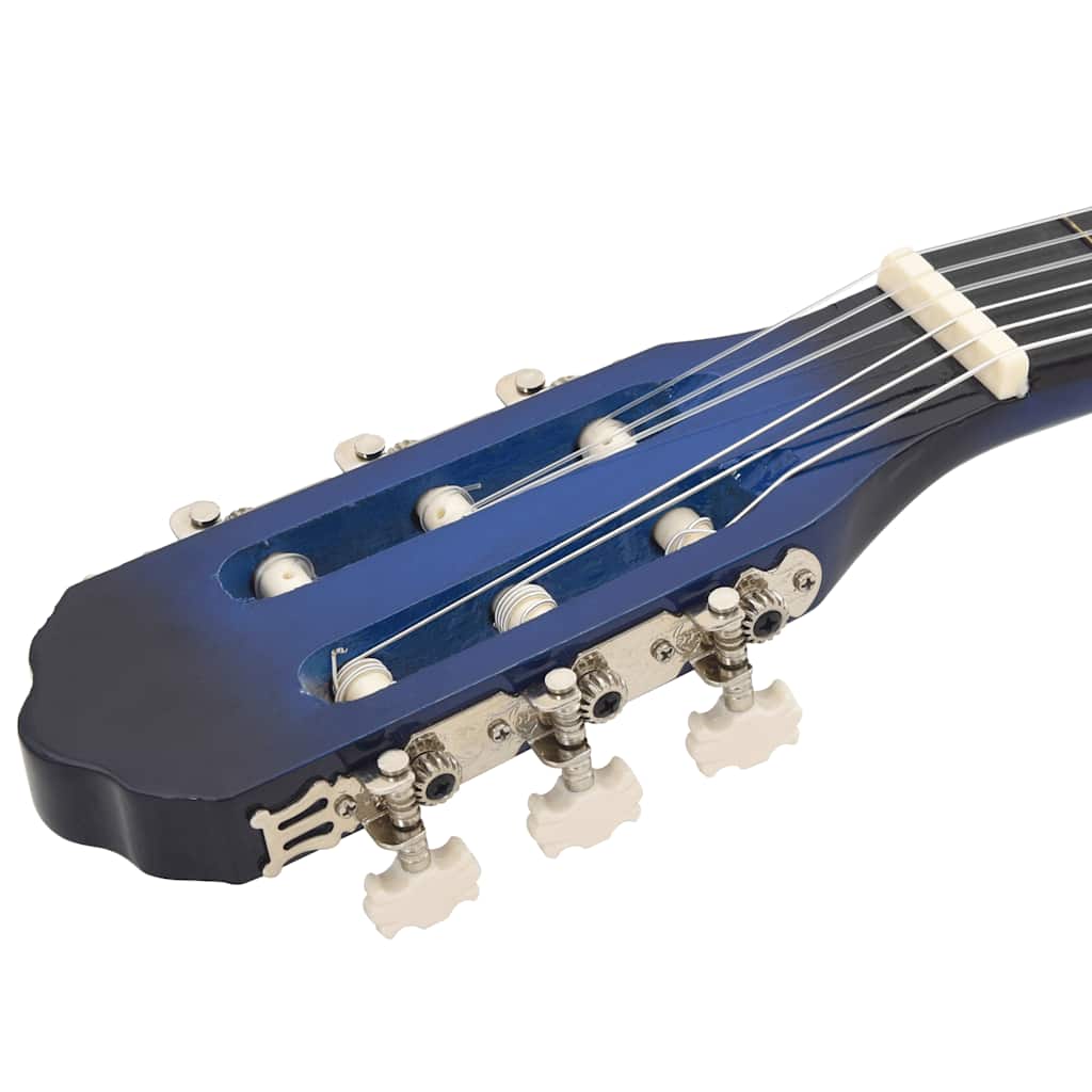 Klassikgitarre für Anfänger Blau 4/4 39" Lindenholz - Premium Gitarren - Just €80.25! Shop now at homesales4u
