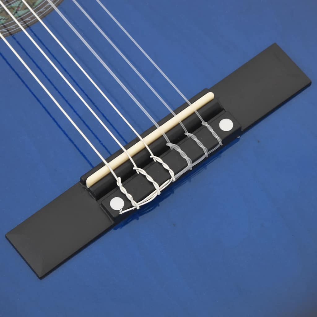 Klassikgitarre für Anfänger und Kinder Blau 3/4 36" - Premium Gitarren - Just €73.29! Shop now at homesales4u