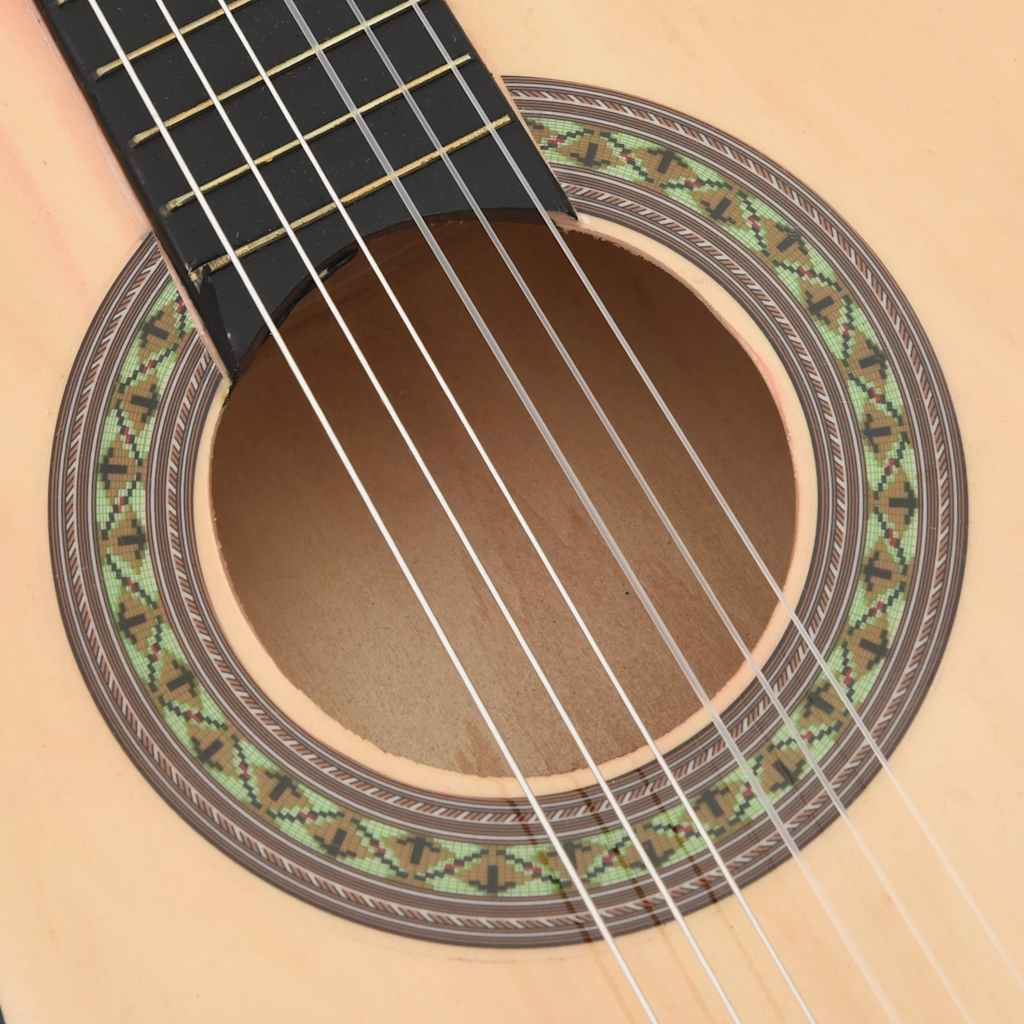 Klassische Gitarre für Anfänger und Kinder 1/2 34" Lindenholz - Premium Gitarren - Just €68.92! Shop now at homesales4u