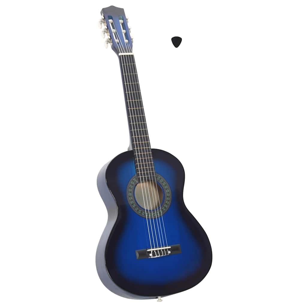 Klassikgitarre für Anfänger und Kinder Blau 1/2 34" - Premium Gitarren - Just €64.70! Shop now at homesales4u