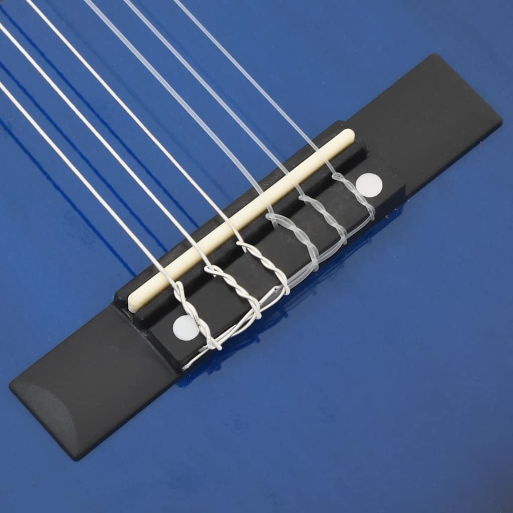 Klassikgitarre für Anfänger und Kinder Blau 1/2 34" - Premium Gitarren - Just €64.70! Shop now at homesales4u