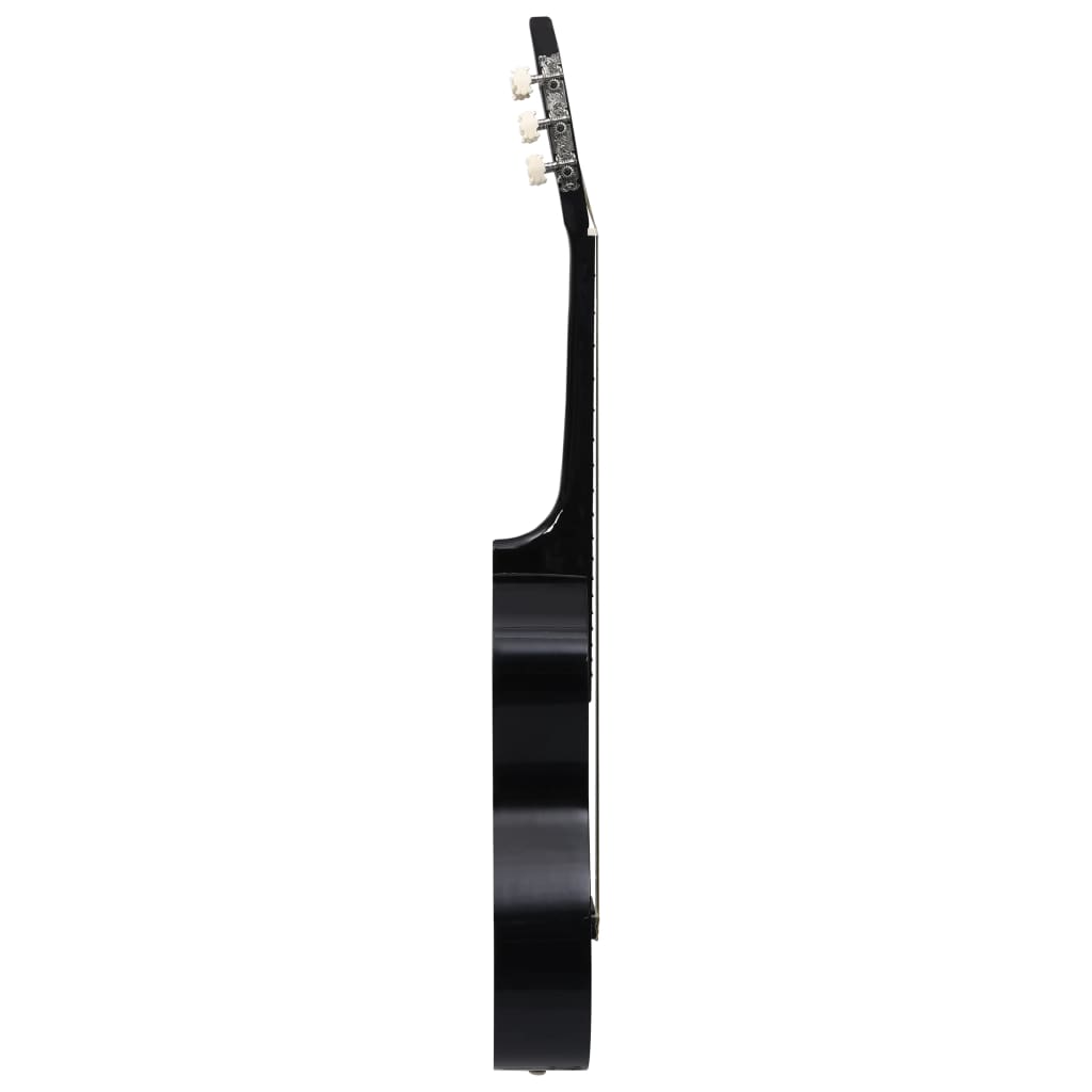 8-tlg. Klassikgitarren-Set für Anfänger Schwarz 1/2 34" - Premium Gitarren - Just €76.96! Shop now at homesales4u