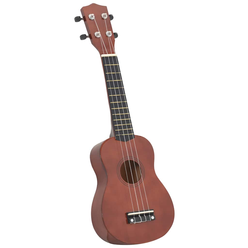 Sopran Ukulele Set für Kinder mit Tasche Dunkles Holz 21" - Premium Saiteninstrumente - Just €43.75! Shop now at homesales4u