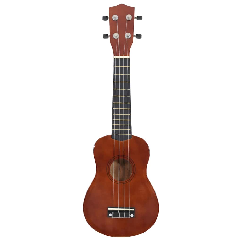 Sopran Ukulele Set für Kinder mit Tasche Dunkles Holz 23" - Premium Saiteninstrumente - Just €41.35! Shop now at homesales4u