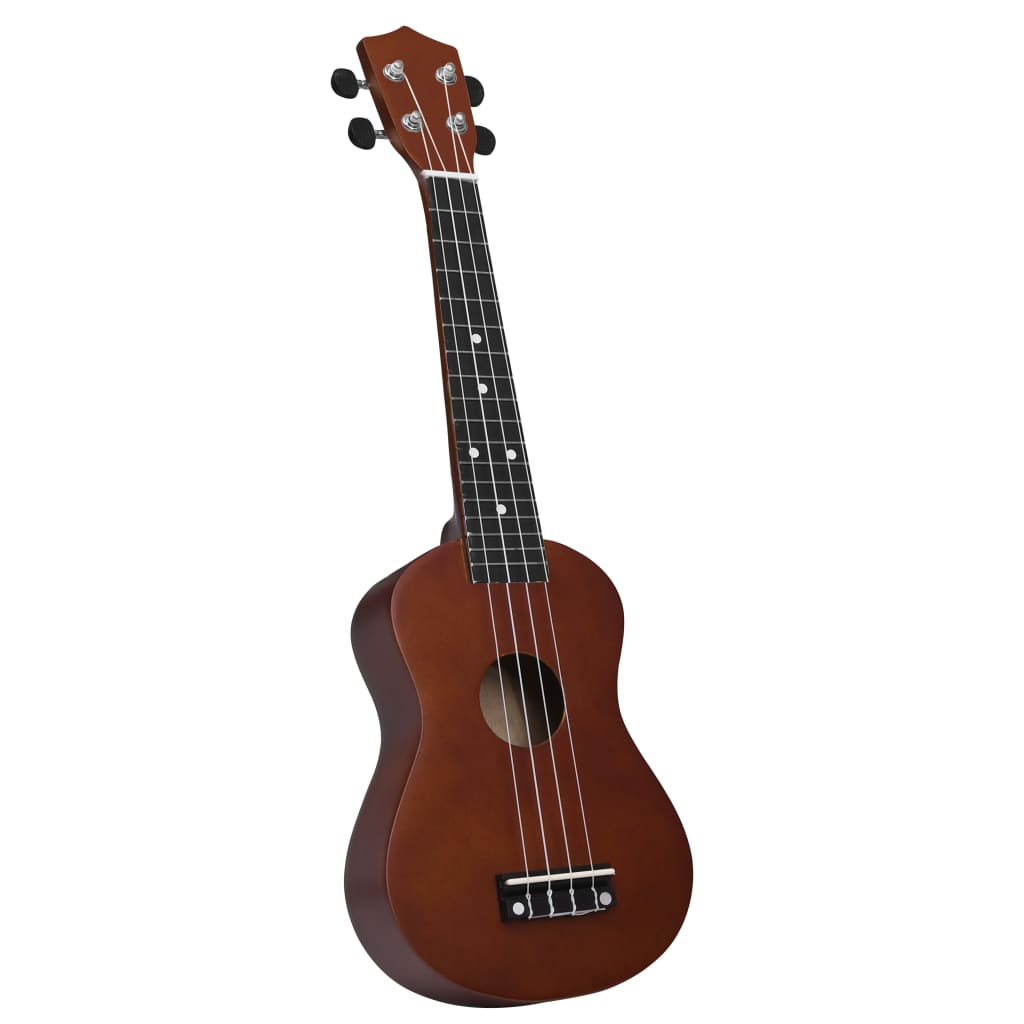 Sopran Ukulele Set für Kinder mit Tasche Dunkles Holz 23" - Premium Saiteninstrumente - Just €41.35! Shop now at homesales4u